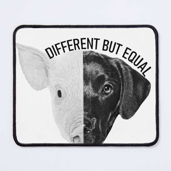 Item preview, Different but Equal (black and white) designed and sold by Kimberly Czotter.