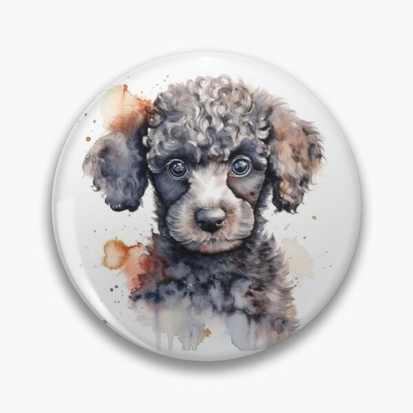 Item preview, Poodle Puppy Watercolour Portrait | Dog Breeds Illustration designed and sold by Adios65.