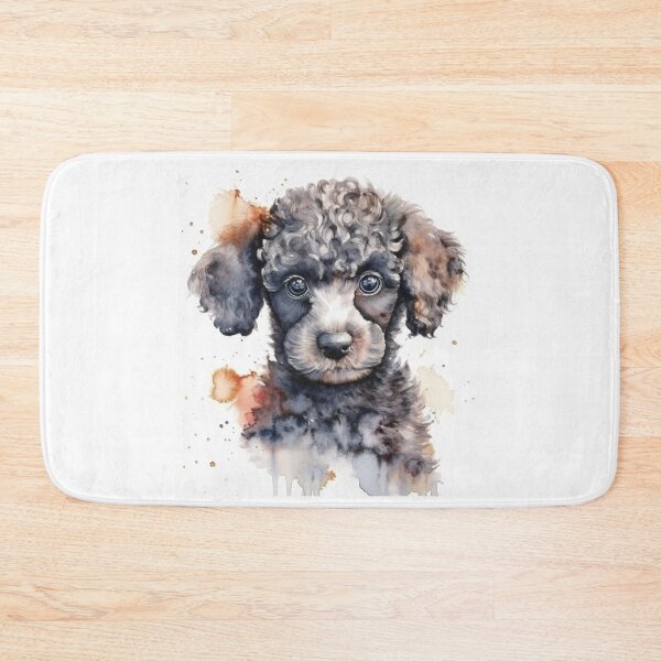 Item preview, Poodle Puppy Watercolour Portrait | Dog Breeds Illustration designed and sold by Adios65.