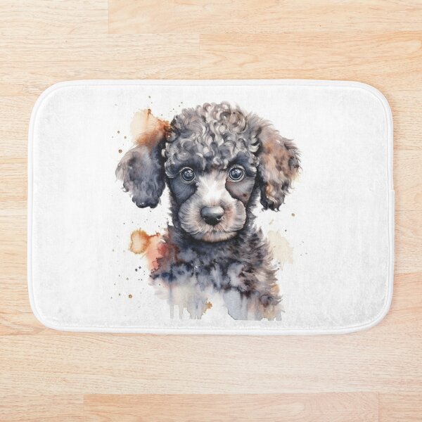 Item preview, Poodle Puppy Watercolour Portrait | Dog Breeds Illustration designed and sold by Adios65.