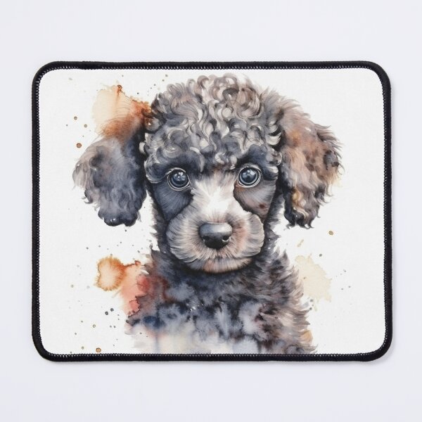 Item preview, Poodle Puppy Watercolour Portrait | Dog Breeds Illustration designed and sold by Adios65.