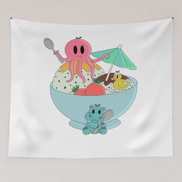 Item preview, Ice cream and Friends designed and sold by KalandeNiekae.