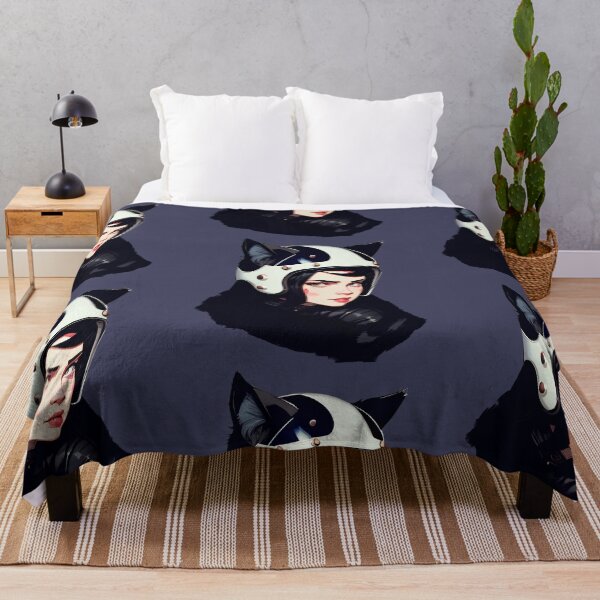Item preview, Black Cat Vintage Eighties Style designed and sold by HiPolly.