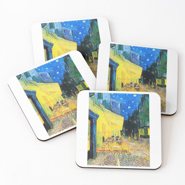 Artikelvorschau, Van Gogh, Vincent van Gogh, Caféterrasse bei Nacht entworfen und verkauft von stefanclays.