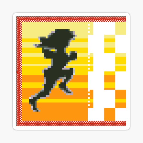 Running Girl Sticker