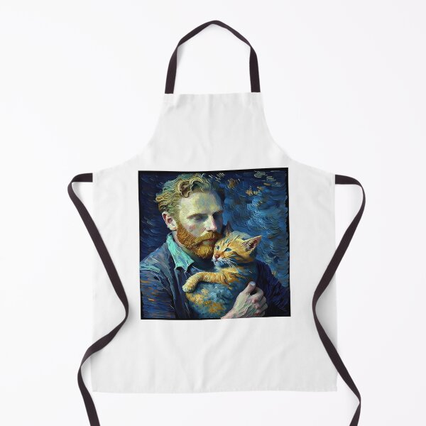 Item preview, Van Gogh Alive - Holding a Cat designed and sold by stefanclays.
