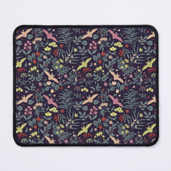 Item preview, Bats and flowers designed and sold by elyomys.