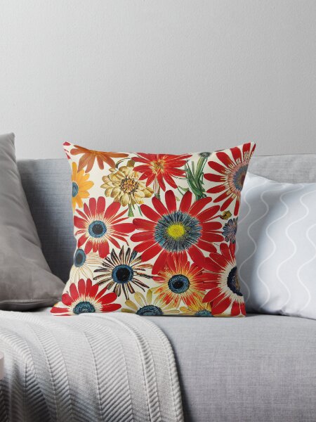 Item preview, Radiant Reds: A Gerbera Garden designed and sold by peggieprints.