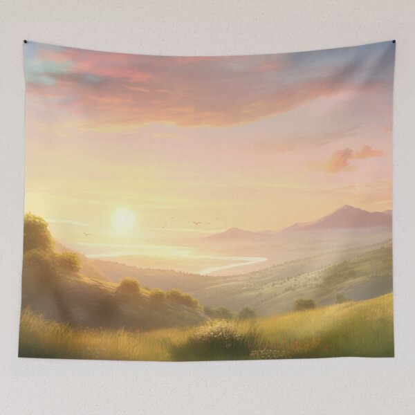 Item preview, Sunset Scenery Picture designed and sold by letsgetinspired.