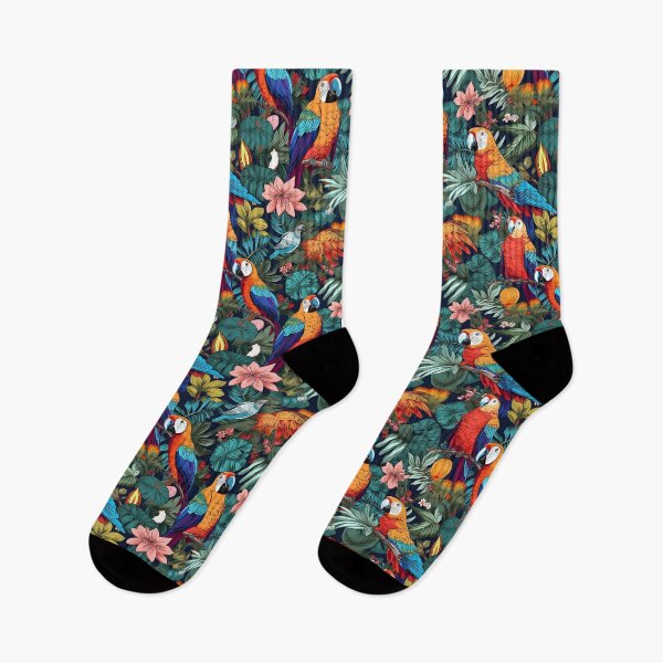 Item preview, Colorful Tropical Paradise Birds #2 designed and sold by patterndani.