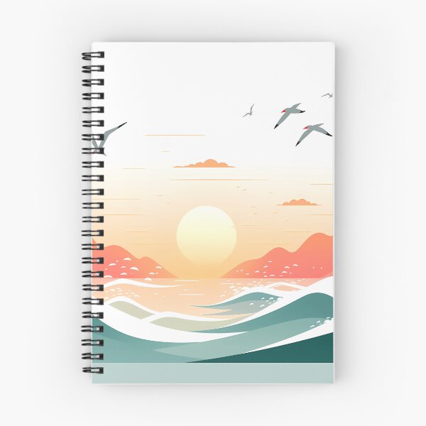 Item preview, View of the sunset over the sea designed and sold by Cahlie Li.
