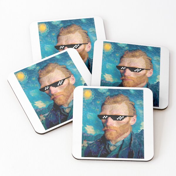 Item preview, van gogh hyper realistic portrait designed and sold by colecallahans.