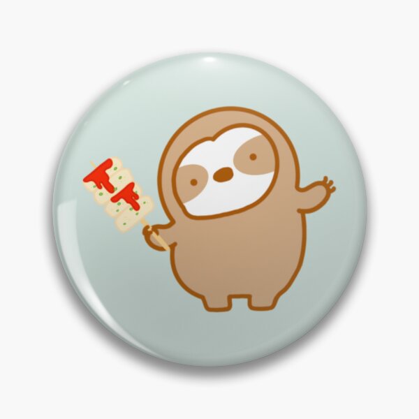 Item preview, Cute Tteokbokki Spicy Rice Cake Sloth designed and sold by theslothinme.