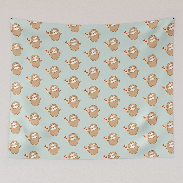 Item preview, Cute Tteokbokki Spicy Rice Cake Sloth designed and sold by theslothinme.