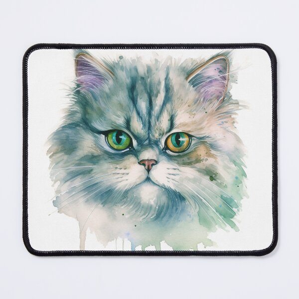 Item preview, Persian Kitten Watercolour Portrait | Cat Breeds Illustration designed and sold by Adios65.