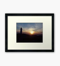 Fireball Descending Framed Print