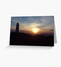 Fireball Descending Greeting Card