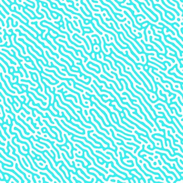 Artwork thumbnail, Blue White Abstract Pattern by AzlanStudio