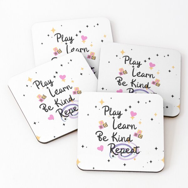 Item preview, Play Learn Be Kind Repeat no bullies designed and sold by SHYLDesing.