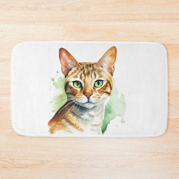 Item preview, Bengal Cat Watercolour Portrait | Cat Breeds Illustration designed and sold by Adios65.