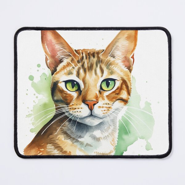 Item preview, Bengal Cat Watercolour Portrait | Cat Breeds Illustration designed and sold by Adios65.