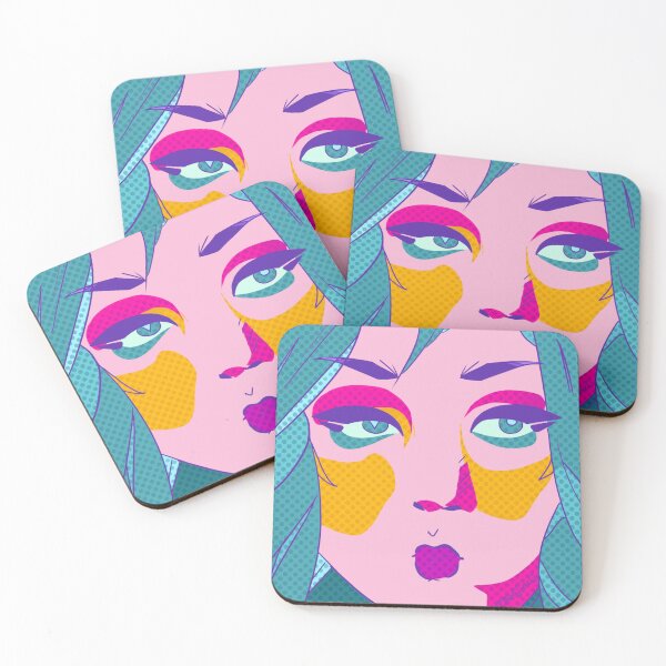 Item preview, Polkadot Pop Retro Portrait  designed and sold by LemonJinx.
