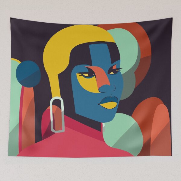 Item preview, Kaleidoscope Hope Portrait designed and sold by LemonJinx.