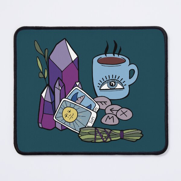 Item preview, Witches Essentials Altar with Tarot Cards and Runes designed and sold by Cosmos Witch.