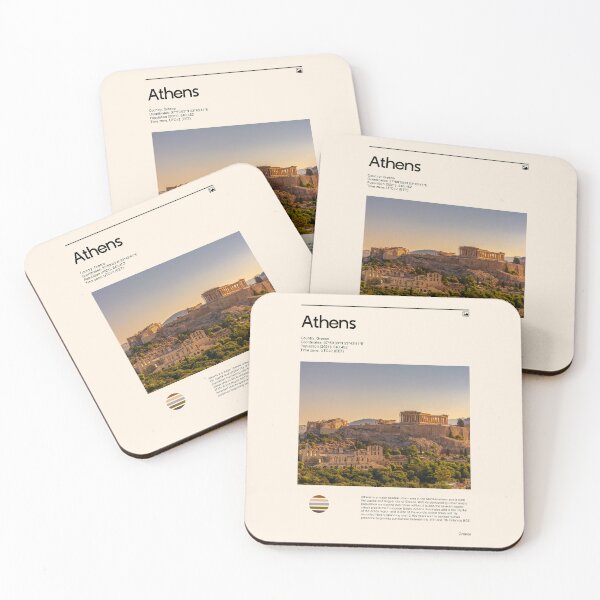 Item preview, Athens (Travel poster) designed and sold by RabbitK.