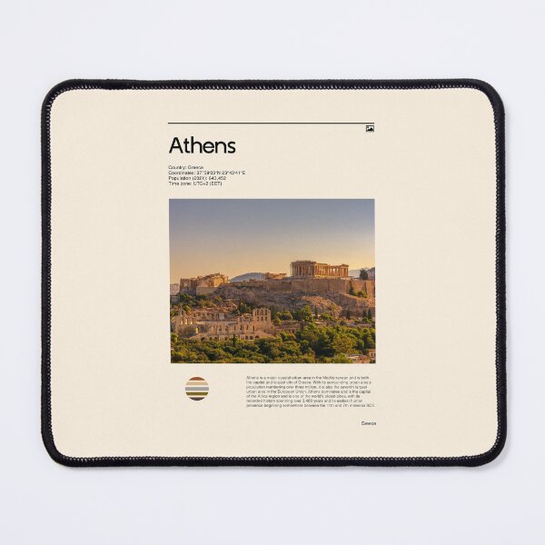Item preview, Athens (Travel poster) designed and sold by RabbitK.