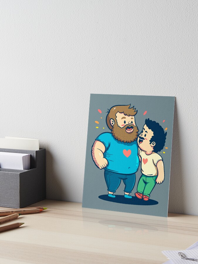 Impression rigide for Sale avec l uvre Gay papa ours et