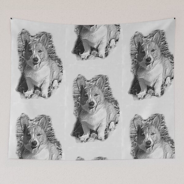 Item preview, Smiling Corgi designed and sold by vernonplatt.