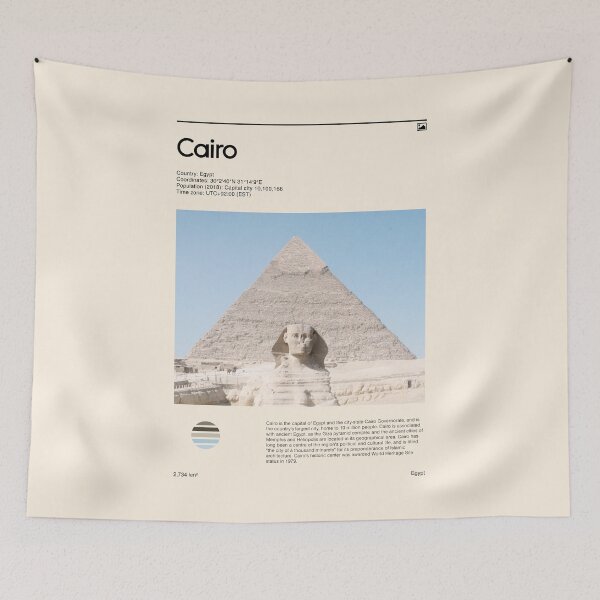 Item preview, Cairo (Travel poster) designed and sold by RabbitK.