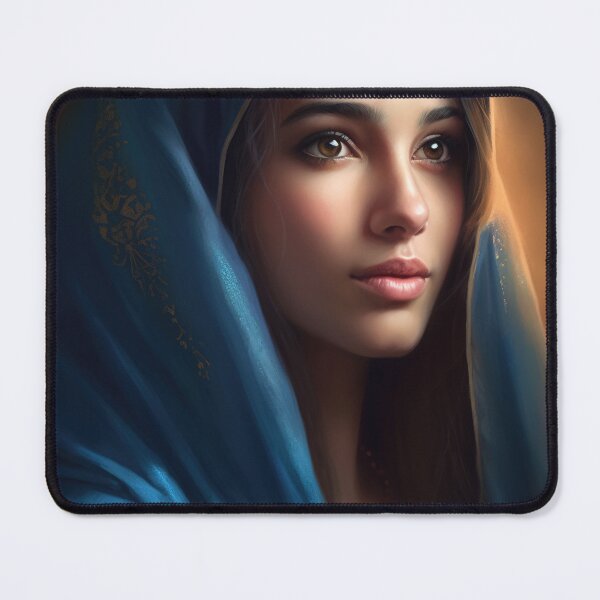 Item preview, painting of a very beautiful woman wearing a veil, a digital painting, fantasy art 4 designed and sold by jetaiart.