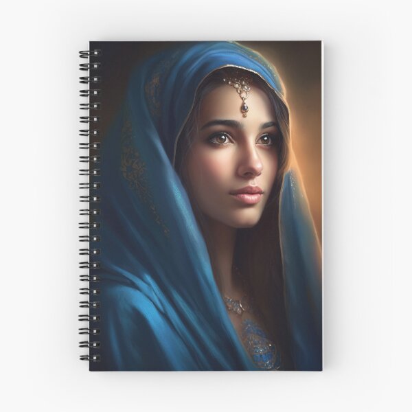Item preview, painting of a very beautiful woman wearing a veil, a digital painting, fantasy art 4 designed and sold by jetaiart.