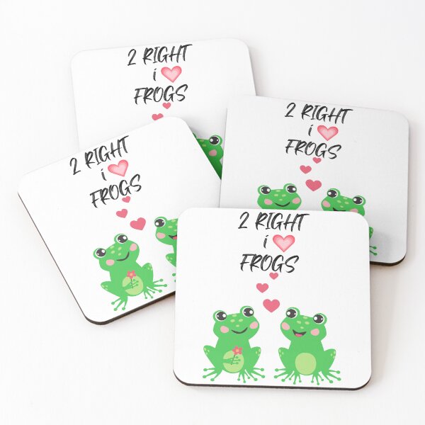 Item preview, 2 RIGHT I LOVE FROGS designed and sold by Kezmich Works.