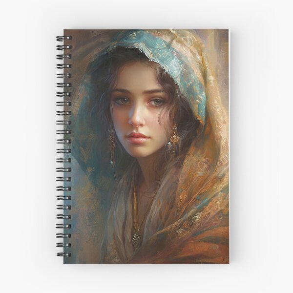 Item preview, painting of a very beautiful woman wearing a veil, a digital painting, fantasy art 5 designed and sold by jetaiart.