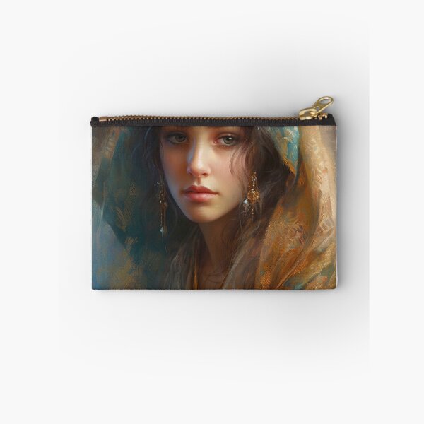 Item preview, painting of a very beautiful woman wearing a veil, a digital painting, fantasy art 5 designed and sold by jetaiart.