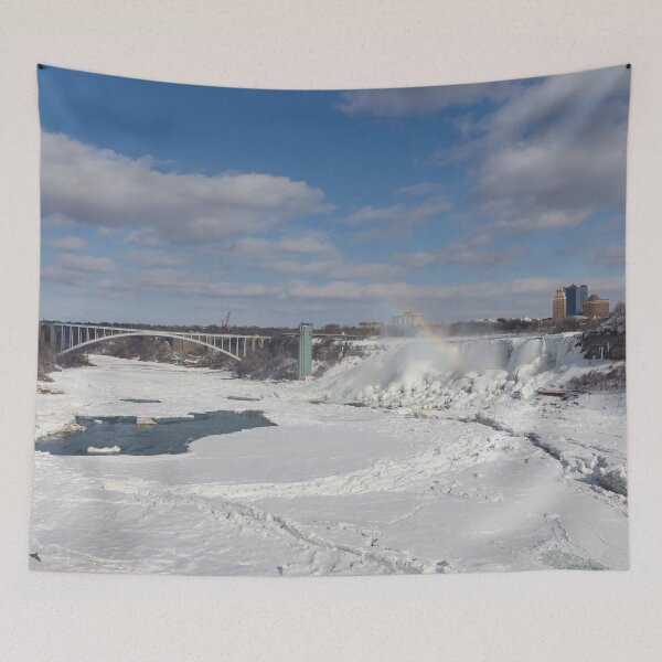 Item preview, Niagara Falls Deep Freeze - Rainbow Bridge, the American Falls and a Rainbow Of Course  designed and sold by Georgia Mizuleva.