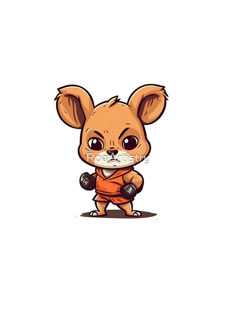 Thumbnail 4 of 4, iPhone Case, Fighter Chibi Roo designed and sold by RooArtistry.
