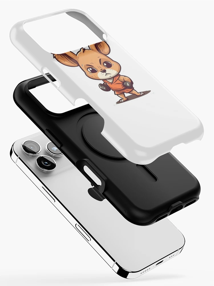 Thumbnail 2 of 4, iPhone Case, Fighter Chibi Roo designed and sold by RooArtistry.