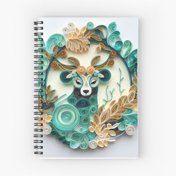 Item preview, Wood Ram - Quilled Paper Artwork - AI Generated designed and sold by Quilluminations.