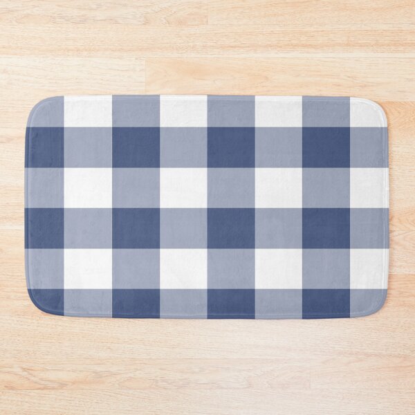 Item preview, Chambray Blue Gingham Checkerboard Pattern designed and sold by burbankdesigns.
