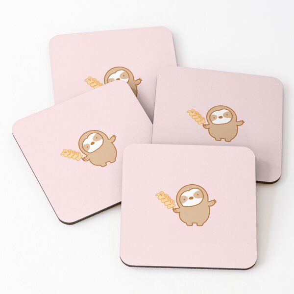 Item preview, Cute Korean Fish Cake Odeng Sloth designed and sold by theslothinme.