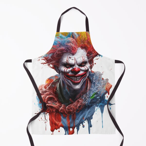 Item preview, Scary clown in splash art style #2 designed and sold by NazarART.