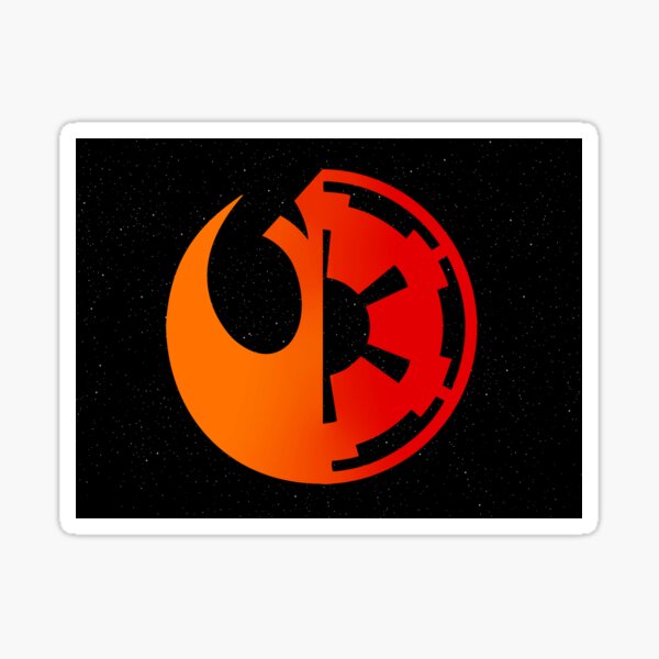 Rebels or empire? Sticker