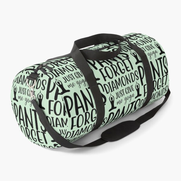 Item preview, Yoga Quote Forget Diamonds Just Give Me Yoga Pants Motivational Sayings designed and sold by SoccaTamam.