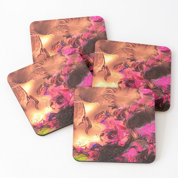 Item preview, Pink and Brown Abstract designed and sold by AussieAl.