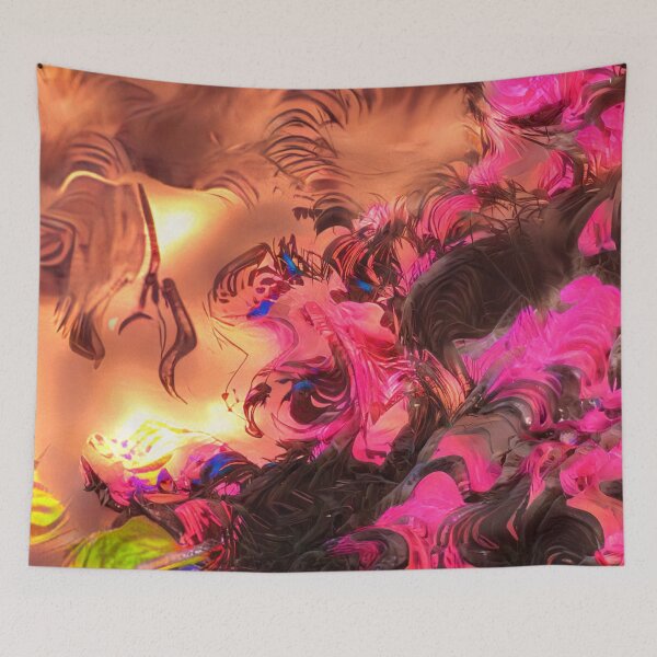 Item preview, Pink and Brown Abstract designed and sold by AussieAl.