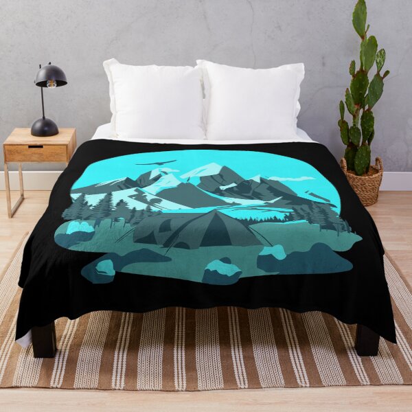 Item preview, Blue Mountain Camping Outdoors in Nature designed and sold by Trinket-Trickster.